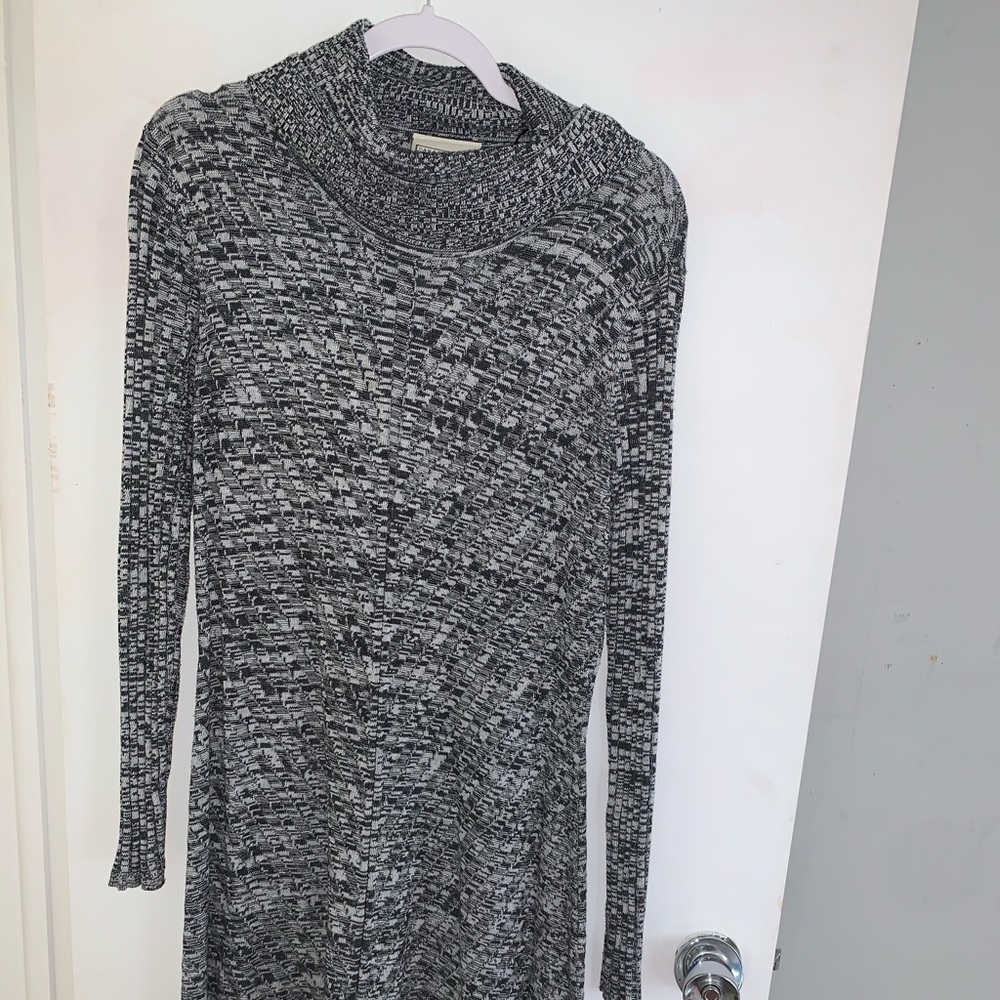 Cowl Neck Sweater Dress